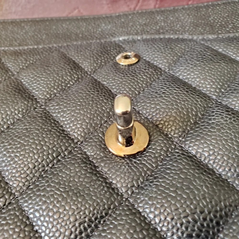 Chanel classic jumbo black caviar silver hw bag - Picture 7 of 12